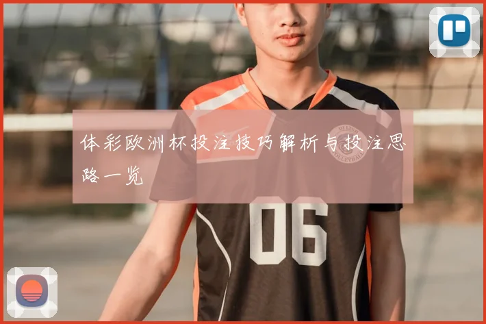 体彩欧洲杯投注技巧解析与投注思路一览